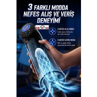 Erofoni S-274062 Otomatik Vakumlu ve 9 Adet Emiş Modlu 2 in 1 Dijital Ekranlı 32 CM Usb Şarjlı Mastürbatörlü Penis Pompası
