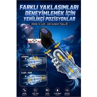 Erofoni S-274062 Otomatik Vakumlu ve 9 Adet Emiş Modlu 2 in 1 Dijital Ekranlı 32 CM Usb Şarjlı Mastürbatörlü Penis Pompası