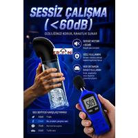 Erofoni S-274062 Otomatik Vakumlu ve 9 Adet Emiş Modlu 2 in 1 Dijital Ekranlı 32 CM Usb Şarjlı Mastürbatörlü Penis Pompası