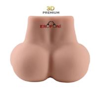 Erofoni S-9126 Büyük Mega Boy 35 Cm 6 KG Realistik 18 Cm Dildo Penis Titreşimli ve Isıtmalı 3 İşlevli Suni Vajina Anüs Kalça Mastürbatör