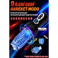 Erofoni S-M0063 Otomatik İleri Geri Hareketli ve Rotasyon Dönmeli 26 CM Titreşimli Yapay Suni Vajina Mastürbatör