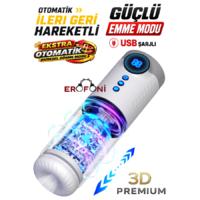 Erofoni S-M056 Otomatik İleri Geri Hareketli Emiş Modlu ve Dönme Rotasyonlu 32 CM LCD Ekran Yapay Suni Vajina Mastürbatör