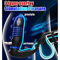 Erofoni S-M060 Otomatik İleri Geri Hareketli 15 CM Uzaktan Kumandalı Usb Şarjlı 9 Hız İtme ve Titreşimli Anal Vibratör
