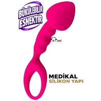 Erofoni T-357029 Medikal Silikon Realistik 12.5 Cm Pink Anal Açıcı Alıştırıcı Gevşetici Plug