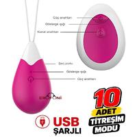 Erofoni T-764003 Uzaktan Kumandalı Usb Şarjlı 10 Mod Titreşimli Giyilebilir Süper Teknolojik Vibratör