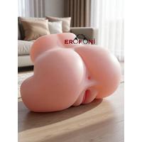 Erofoni T-893036 Premium Model 2.5 KG Ultra Süper Realistik 2 İşlevli 20 CM Yapay Suni Vajina Anüs Kadın Kalça Mastürbatör