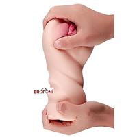 Erofoni T-LFM102-1 Büyük Boy 18 CM Süper Realistik 2 İşlevli Yapay Suni Vajina Anüs Mastürbatör