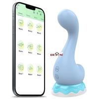 Erofoni LS-0156-MAVİ-APP Telefon Uyumlu Usb Şarjlı Klitoris Emici App Uygulamalı Titreşimli Su Geçirmez Teknolojik Vibratör