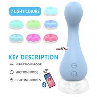 Erofoni LS-0156-MAVİ-APP Telefon Uyumlu Usb Şarjlı Klitoris Emici App Uygulamalı Titreşimli Su Geçirmez Teknolojik Vibratör