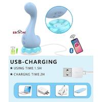 Erofoni LS-0156-MAVİ-APP Telefon Uyumlu Usb Şarjlı Klitoris Emici App Uygulamalı Titreşimli Su Geçirmez Teknolojik Vibratör