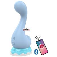 Erofoni LS-0156-MAVİ-APP Telefon Uyumlu Usb Şarjlı Klitoris Emici App Uygulamalı Titreşimli Su Geçirmez Teknolojik Vibratör