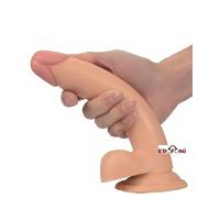 Erofoni Ultra Süper Realistik 21 CM Vantuzlu İnce Yapılı Anal Yapay Dildo Penis﻿﻿