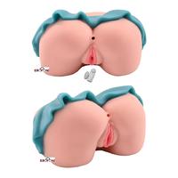 Erofoni LS-3112-BLUE Ultra Süper Realistik 2.2 KG Titreşimli 2 İşlevli Suni Vajina Anüs Kalça Mastürbatör