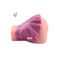 Erofoni LS-3112-PURPLE Ultra Süper Realistik 2.2 KG Titreşimli 2 İşlevli Suni Vajina Anüs Kalça Mastürbatör