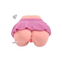 Erofoni LS-3112-PURPLE Ultra Süper Realistik 2.2 KG Titreşimli 2 İşlevli Suni Vajina Anüs Kalça Mastürbatör