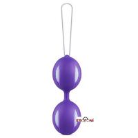 Erofoni 332-PURPLE Silikon Purple İkili Kegel Vajinal Egzersiz Zevk Topu