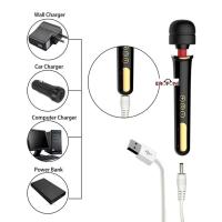 Erofoni YQW-422-BLACK Usb Şarjlı 32 CM Teknolojik 10 Hız Titreşimli Klitoral Erotik Masaj Vibratörü