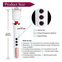 Erofoni YQW-422-WHITE Usb Şarjlı 32 CM Teknolojik 10 Hız Titreşimli Klitoral Erotik Masaj Vibratörü