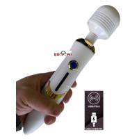 Erofoni YQW-430-WHITE Usb Şarjlı 25 Cm Uzunluk 36 Hız Teknolojik Titreşimli Wand Erotik Masaj Vibratörü
