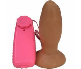 Erofoni 10 CM Titreşimli Anal Gevşetici Alıştırıcı Plug Vibratör