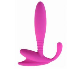 Erofoni G-Spot ve Prostat Uyarıcılı Unisex Anal Gevşetici Alıştırıcı Pink Plug