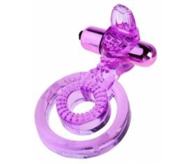 Erofoni Güçlü Klitoris Titreşimli Kaliteli Pink Dil Şeklinde Penis Halkası
