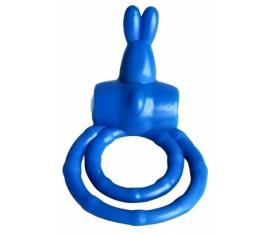 Erofoni Güçlü Klitoris Titreşimli Mavi Penis Yüzüğü Halkası
