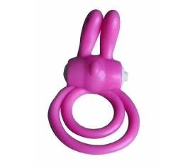 Erofoni Güçlü Klitoris Titreşimli Pink Penis Yüzüğü Halkası
