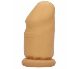 Erofoni Ucu 4 CM Dolgulu Uzatmalı Prezervatif Penis Kılıfı