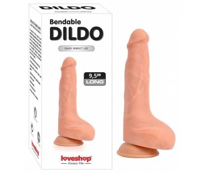 Bendable 21 CM Süper Realistik Kalın Dildo Penis