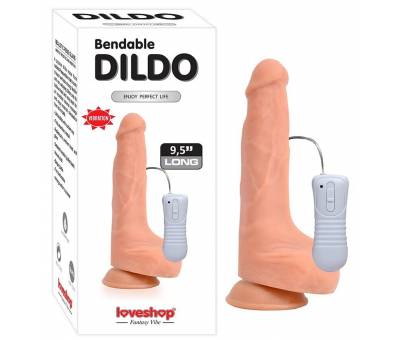 Bendable Dildo 21 CM Titreşimli Realistik Vibratör Penis