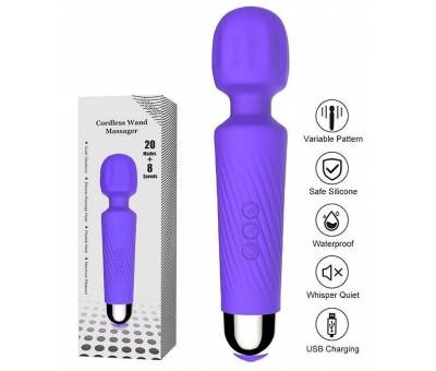 Cordless Wand USB Şarjlı Klitoral Erotik Masaj Vibratörü