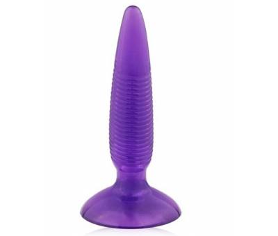 Erofoni Jel Dokulu 7 CM Anal Gevşetici Alıştırıcı Purple Plug