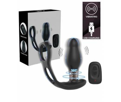Erofoni Usb Şarjlı Otomatik 360 Derece Dönüş Hareketli Uzaktan Kumandalı Teknolojik Anal Vibratör
