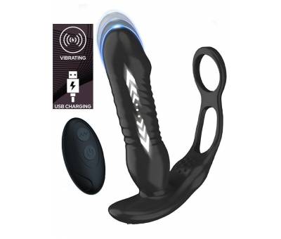 Erofoni Otomatik İleri Geri Hareketli Uzaktan Kumandalı 19 Teknolojik Titreşimli Usb Anal Vibratör 