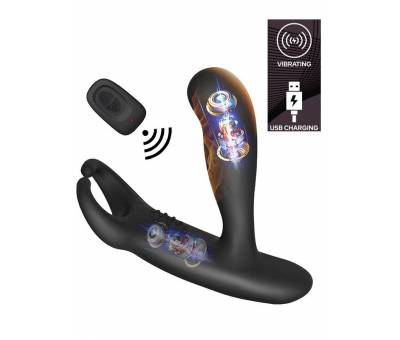 Erofoni Uzaktan Kumandalı Çift Motorlu 22 Mod Titreşim Erkekler İçin Anal ve Prostat Masaj Vibratörü