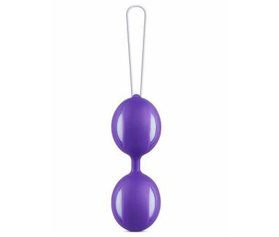 Erofoni Silikon Purple İkili Kegel Vajinal Egzersiz Zevk Topu