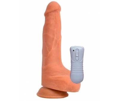 Erofoni Süper Tam Realistik Titreşimli 21 CM Vantuzlu Kalın Kıkırdaklı Vibratör Penis