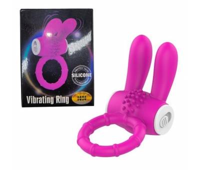 Protection Silicone Rabbit Güçlü Titreşimli Penis Halkası