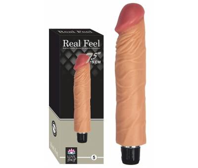 Real Love 19 CM Titreşimli Süper Realistik Vibratör Penis