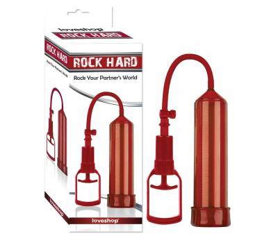 Rock Hard  20 CM Kırmızı Vakum Penis Pompası