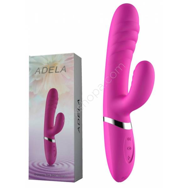 Adela 21 CM USB Şarjlı 12 Hız Titreşimli Teknolojik Vibratör
