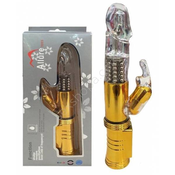 Allure 22 CM Rabbit Gold 12 Hız Teknolojik Vibratör Penis