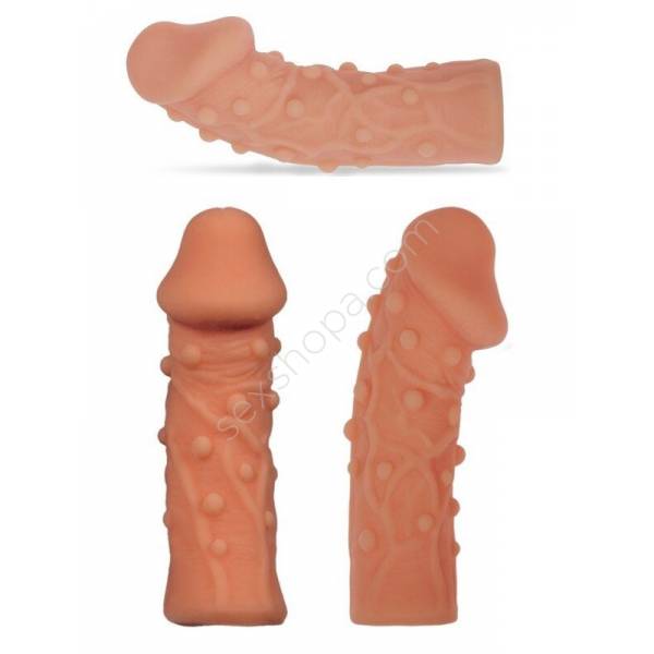 Erofoni No:6 Ultra Soft Yumuşak Dokulu 15 CM Lüks Realistik Penis Kılıfı