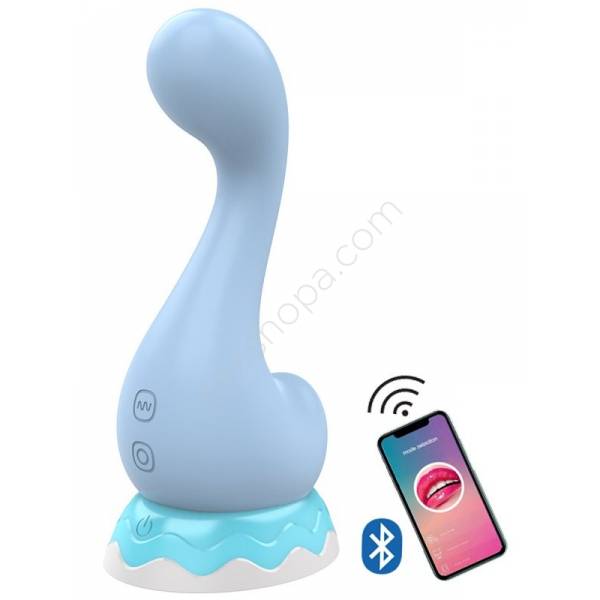 Erofoni Telefon Uyumlu Usb Şarjlı Klitoris Emici App Uygulamalı Teknolojik Titreşimli Su Geçirmez Vibratör