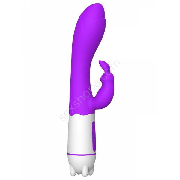 Erofoni Usb Şarjlı 18 Cm Teknolojik 36 Hız Titreşimli Rabbit Vibratör Penis