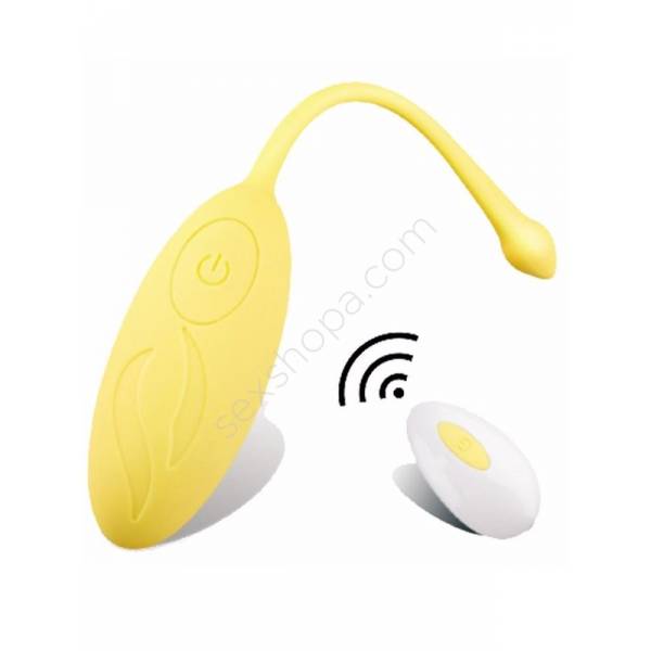 Erofoni Uzaktan Kumandalı Usb Şarjlı 12 Fonksiyonel Teknolojik Titreşimli Yellow Vibratör