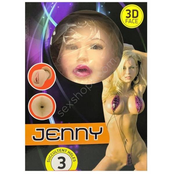 Jenny Büyük Boy Sesli ve Titreşimli Realistik Şişme Bebek Manken