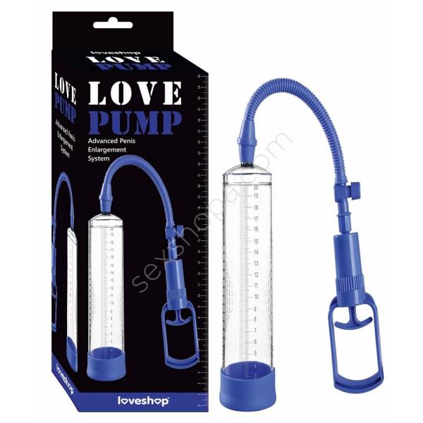 Love Pump Mavi 20 CM Vakum Penis Pompası