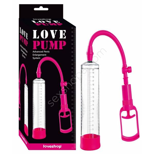 Love Pump Pembe 20 CM Vakum Penis Pompası